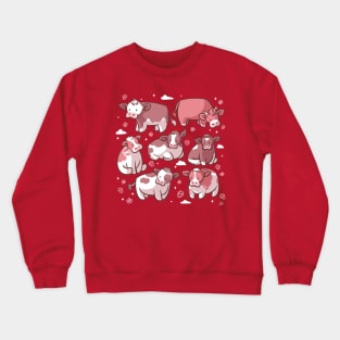 Strawberry Cows Crewneck Sweatshirt